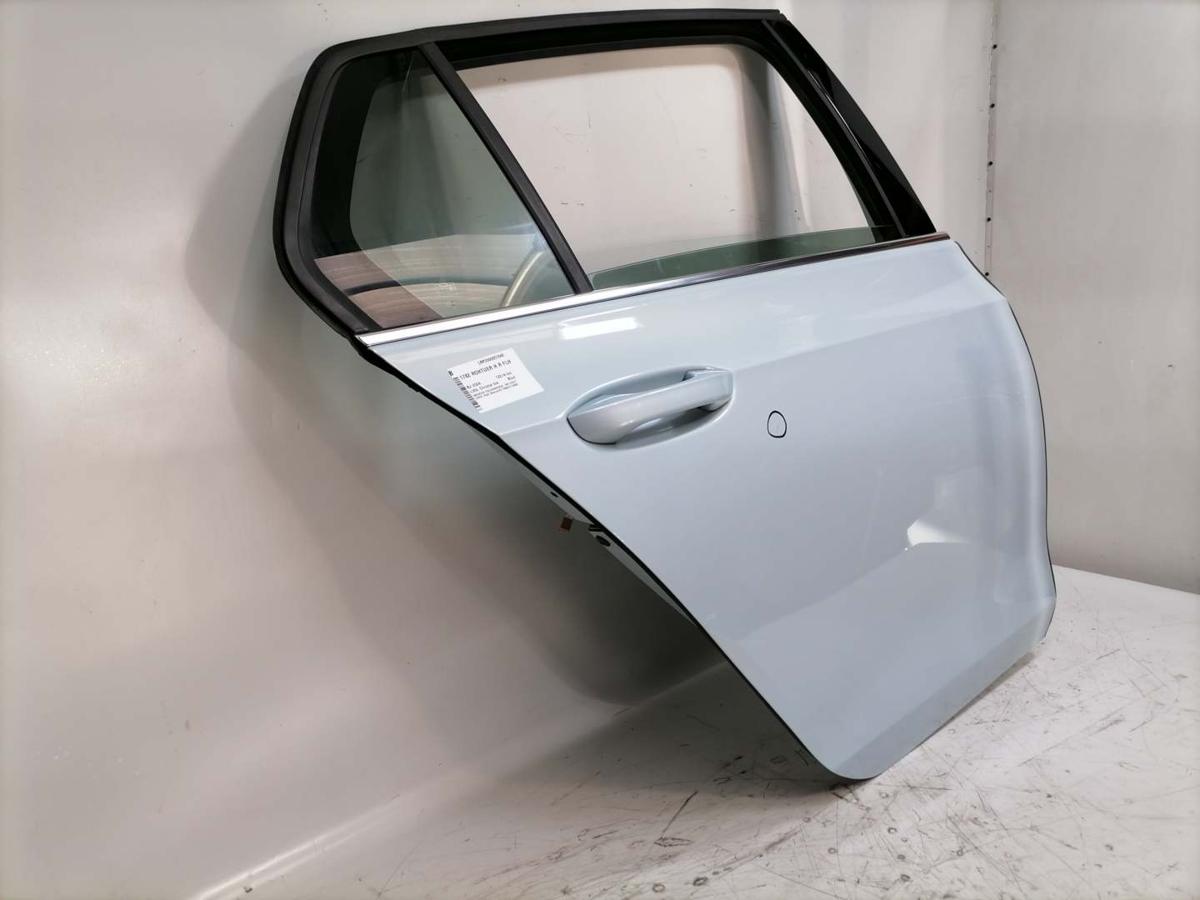 VW Golf 8 original Tür hinten rechts LV5L Christal Ice Blue Fließheck Rohbau Bj.2024